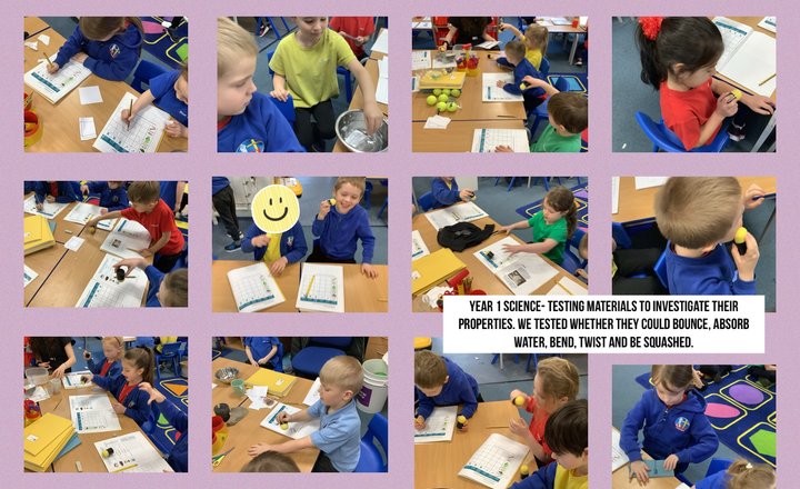 Image of Year 1 Science- Investigating Material Properties