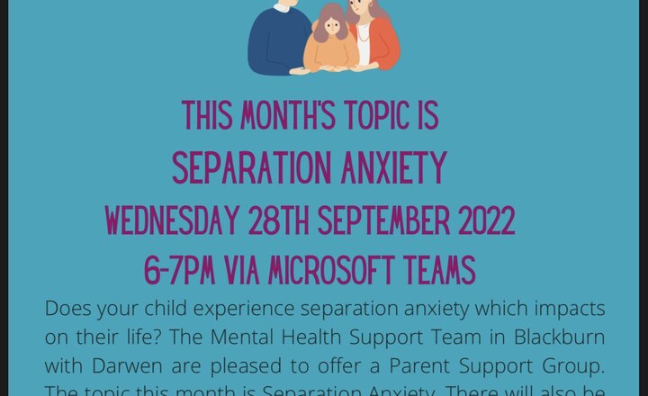 Image of ELCAS Parent support group: Separation Anxiety