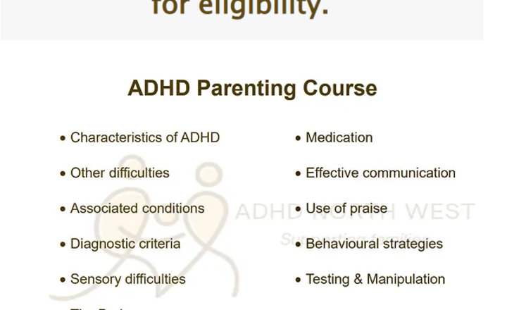 Image of ADHD Parenting Course- Starts tonight
