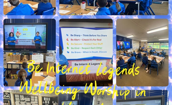 Image of Be Internet Legends - Wellbeing Worship in Year 4 