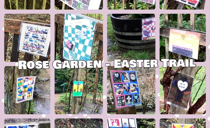 Image of Easter Artwork Trail in the Rose Garden